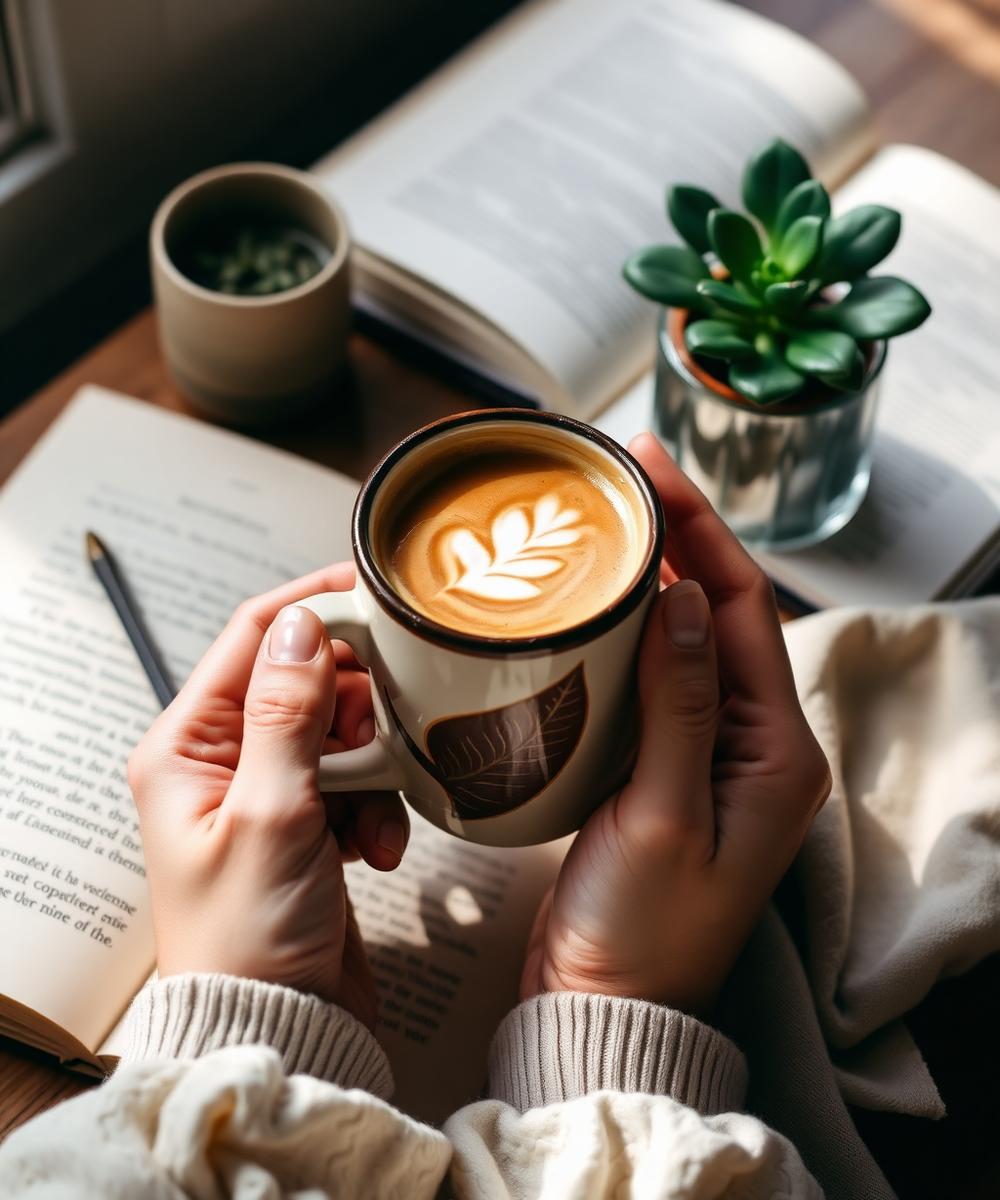 Coffee cups and conversation
